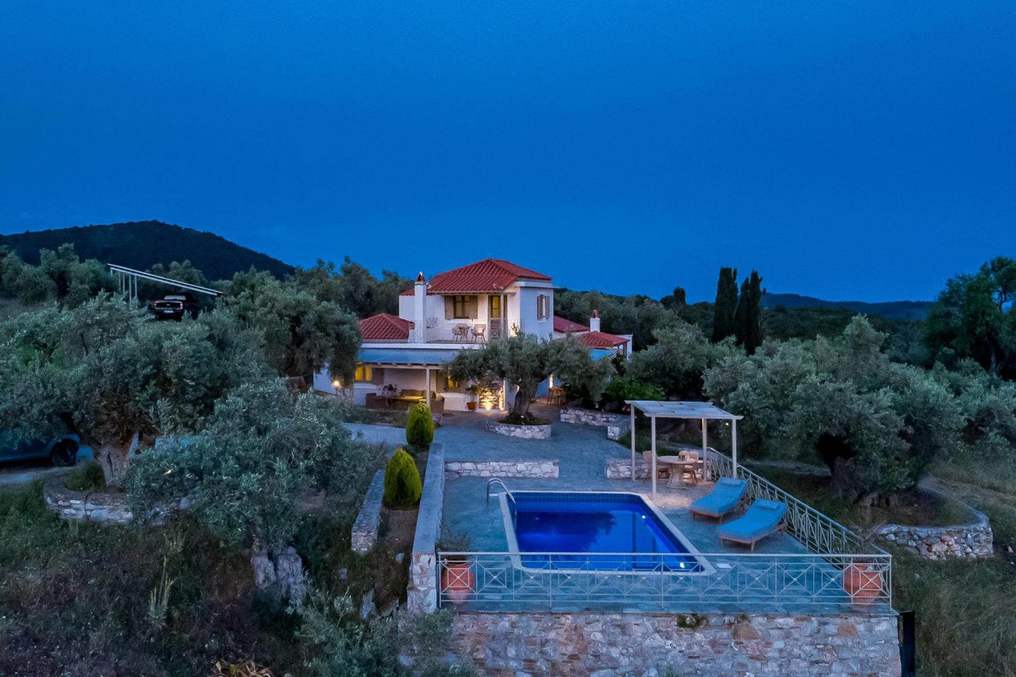 Villa Nektaria Alikias Exterior foto